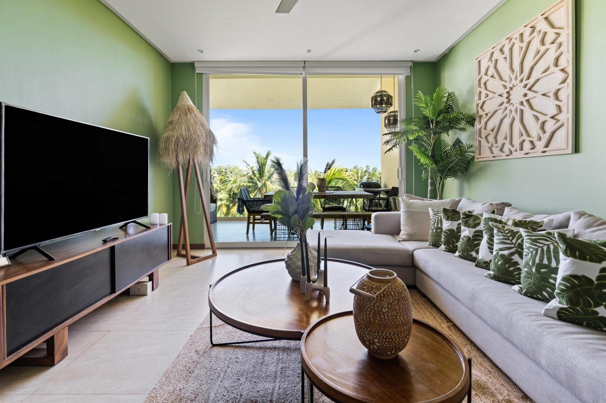 Stylish Peninsula Golf 3Br Oasis With Pool Apartment Nuevo Vallarta Ngoại thất bức ảnh