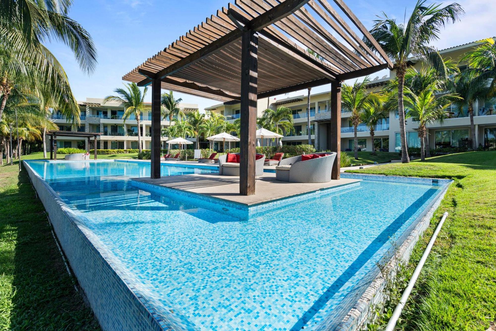 Stylish Peninsula Golf 3Br Oasis With Pool Apartment Nuevo Vallarta Ngoại thất bức ảnh