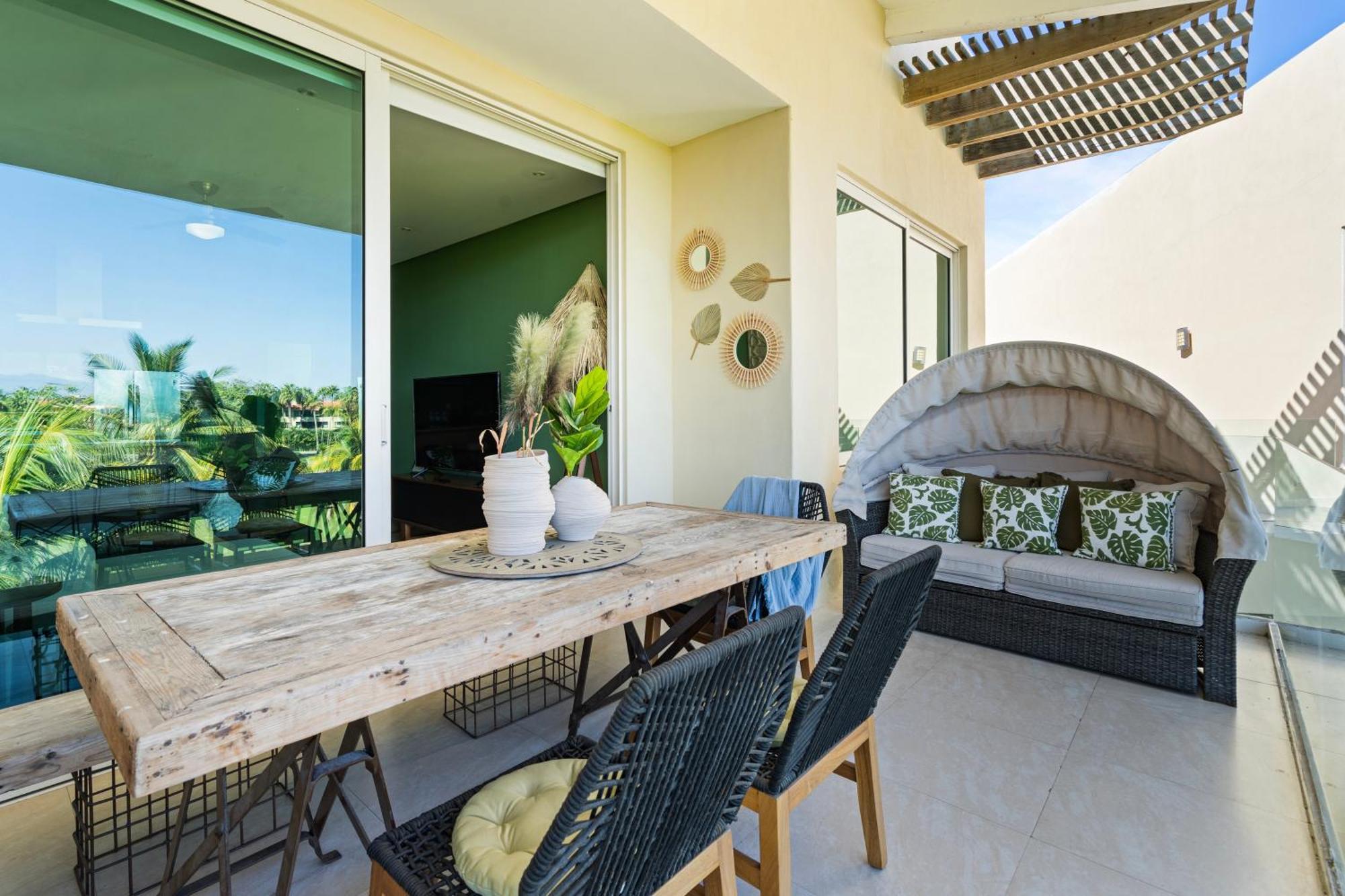 Stylish Peninsula Golf 3Br Oasis With Pool Apartment Nuevo Vallarta Ngoại thất bức ảnh
